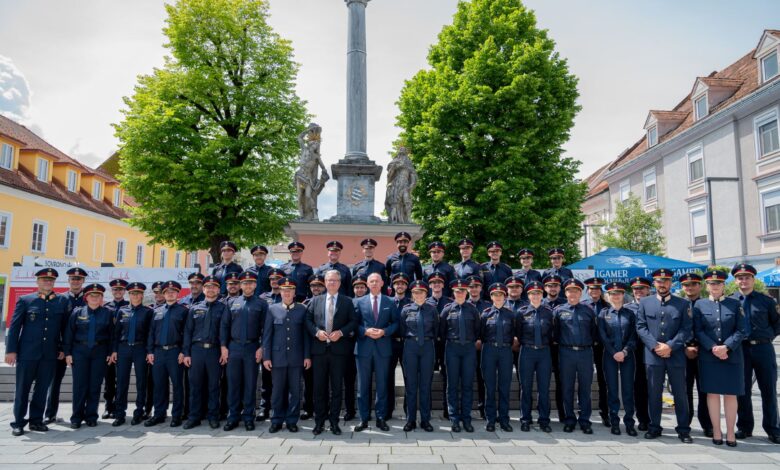 Die Absolvent:innen des Kurses „Alois Mayrhuber“ © LPD/Huber